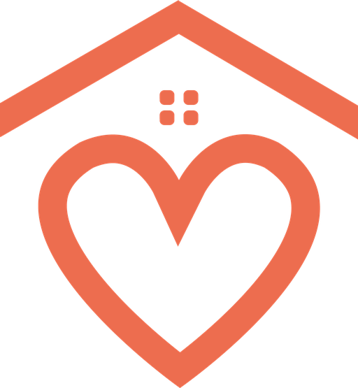 The DWARAA mark: a house roof drawn over a heart